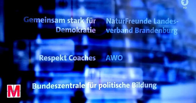Nennung der NaturFreunde Brandenburg bei MONITOR - Kürzungen bei Demokratie-Projekten: Fatales Signal?